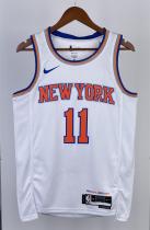 NBA Men 2023 New York Knicks White #11 BRUNSON Jersey High Quality Name and Number Print