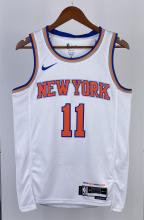 NBA Men 2023 New York Knicks White #11 BRUNSON Jersey High Quality Name and Number Print