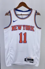 NBA Men 2023 New York Knicks White #11 BRUNSON Jersey High Quality Name and Number Print