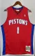 NBA Season 08-09 Detroit Pistons Red #1 IVERSON Classic Swingman Jersey