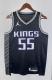 NBA Men 2023 Sacramento Kings Black with Jordan Logo #55 WILLIAMS Jersey High Quality Name and Number Print