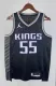 NBA Men 2023 Sacramento Kings Black with Jordan Logo #55 WILLIAMS Jersey High Quality Name and Number Print
