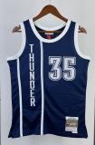 NBA Men 15-16 Oklahoma City Thunder Dark Blue #35 DURANT Claasic Swingman Jersey