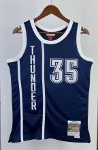 NBA Men 15-16 Oklahoma City Thunder Dark Blue #35 DURANT Claasic Swingman Jersey