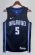 NBA Season 2023 Orlando Magic Black Stripe #5 BANCHERO Jersey High Quality Name and Number Print