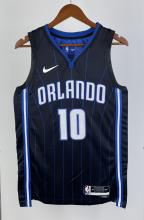 NBA Season 2023 Orlando Magic Black Stripe #10 BOL Jersey High Quality Name and Number Print
