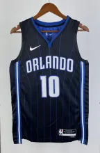 NBA Season 2023 Orlando Magic Black Stripe #10 BOL Jersey High Quality Name and Number Print