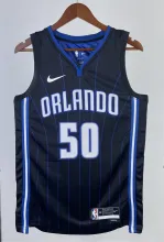 NBA Season 2023 Orlando Magic Black Stripe #50 ANTHONY Jersey High Quality Name and Number Print
