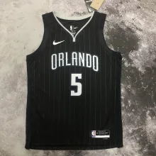 NBA Season 2023 Orlando Magic City Edition Black #5 BANCHERO Jersey High Quality Name and Number Print