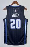 NBA Season 2023 Orlando Magic Black Stripe #20 FULTZ Jersey High Quality Name and Number Print