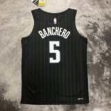 NBA Season 2023 Orlando Magic City Edition Black #5 BANCHERO Jersey High Quality Name and Number Print