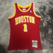 NBA Men 04-05 Houston Rockets Red #1 McGRADY Classics Swingman Jersey
