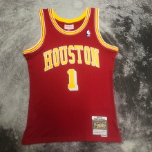 NBA Men 04-05 Houston Rockets Red #1 McGRADY Classics Swingman Jersey