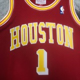 NBA Men 04-05 Houston Rockets Red #1 McGRADY Classics Swingman Jersey