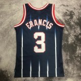NBA Men 99-00 Houston Rockets Navy Blue #3 FRANCIS Classics Swingman Jersey