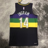 NBA Men 2022/23 New Orleans Pelicans City Edition #14 INGRAM Jersey High Quality Name and Number Print