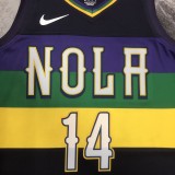 NBA Men 2022/23 New Orleans Pelicans City Edition #14 INGRAM Jersey High Quality Name and Number Print