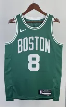 NBA Men Season 2023 Boston Celtics Green #8 PORZINGIS Jersey High Quality Name and Number Print