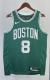 NBA Men Season 2023 Boston Celtics Green #8 PORZINGIS Jersey High Quality Name and Number Print