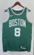 NBA Men Season 2023 Boston Celtics Green #8 PORZINGIS Jersey High Quality Name and Number Print