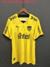 23/24 Penarol Yellow Soccer Jersey Thai Quality