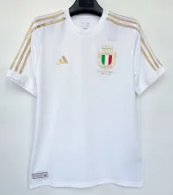 23/24 Italy White Soccer Jersey Fans Version  1:1 Quality