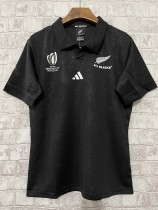 Rugby World Cup 2023 New Zealand All Black Home Rugby Jersey High Quality