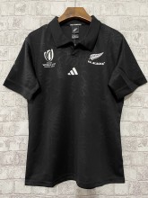 Rugby World Cup 2023 New Zealand All Black Home Rugby Jersey High Quality
