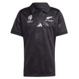 Rugby World Cup 2023 New Zealand All Black Home Rugby Jersey High Quality