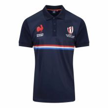 Rugby World Cup 2023 France Blue Rugby Polo High Quality