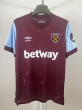23/24 West Ham Home Jersey Thai Quality