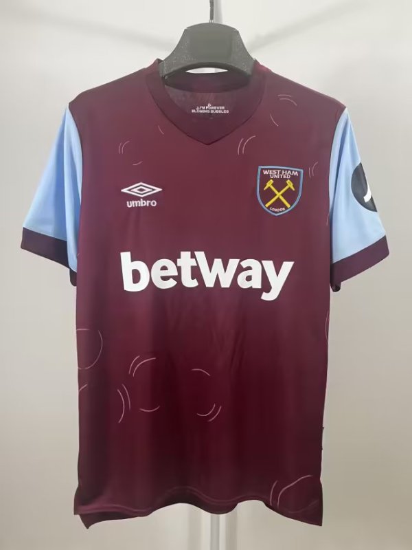 23/24 West Ham Home Jersey Thai Quality