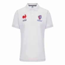 Rugby World Cup 2023 France White Rugby Polo High Quality