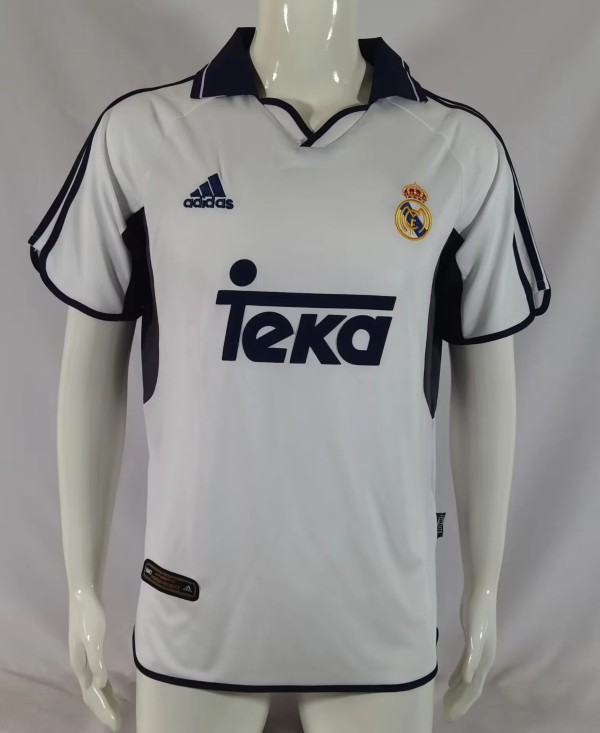 00-01 Real Madrid Home Retro Jersey