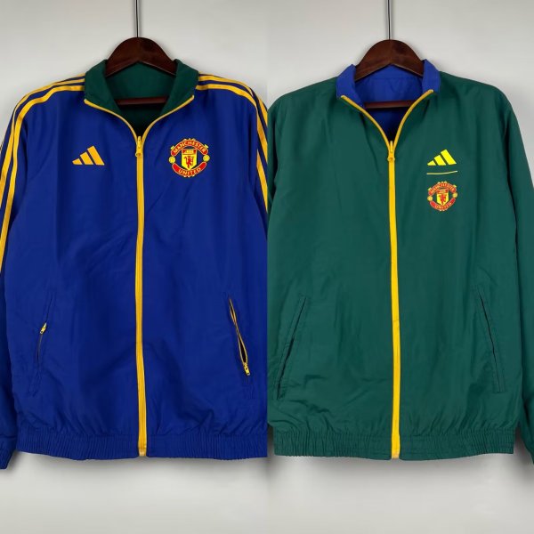 23/24 MAN United Windbreaker Jacket Thai Quality