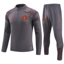 23/24 Man City Grey Sweater Tracksuit  Thai Quality