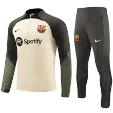 23/24 Barcelona Beige Sweater Tracksuit Thai Quality