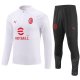 23/24 AC Milan White Sweater Tracksuit Thai Quality