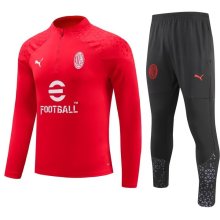23/24 AC Milan Red Sweater Tracksuit Thai Quality