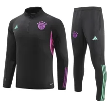 23/24 Bayern Munich Black Sweater Tracksuit Thai Quality