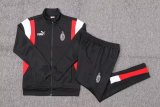 23/24 Ac Milan Black Jacket Tracksuit Thai Quality