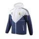 23/24 Real Madrid Blue Windbreaker Jacket 1:1 Quality