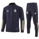 23/24Real Madrid Dark Blue Jacket Tracksuit Thai Quality