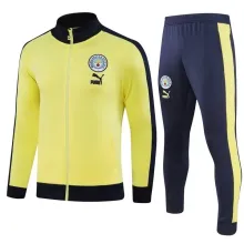 23/24 Man City Yellow Jacket Tracksuit Thai Quality