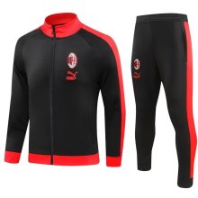 23/24 Ac Milan Black Jacket Tracksuit Thai Quality