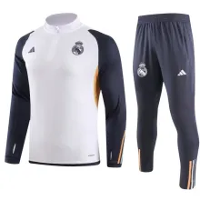 23/24 Real Madrid White Sweater Tracksuit Thai Quality