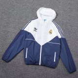 23/24 Real Madrid Blue Windbreaker Jacket 1:1 Quality