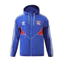 23/24 Lyon Blue Windbreaker Jacket 1:1 Quality