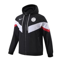 23/24 PSG Black Windbreaker Jacket 1:1 Quality