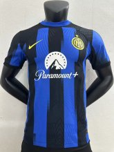 23/24 Inter Milan Home With Sponsors Jersey Player Version  1:1 Quality